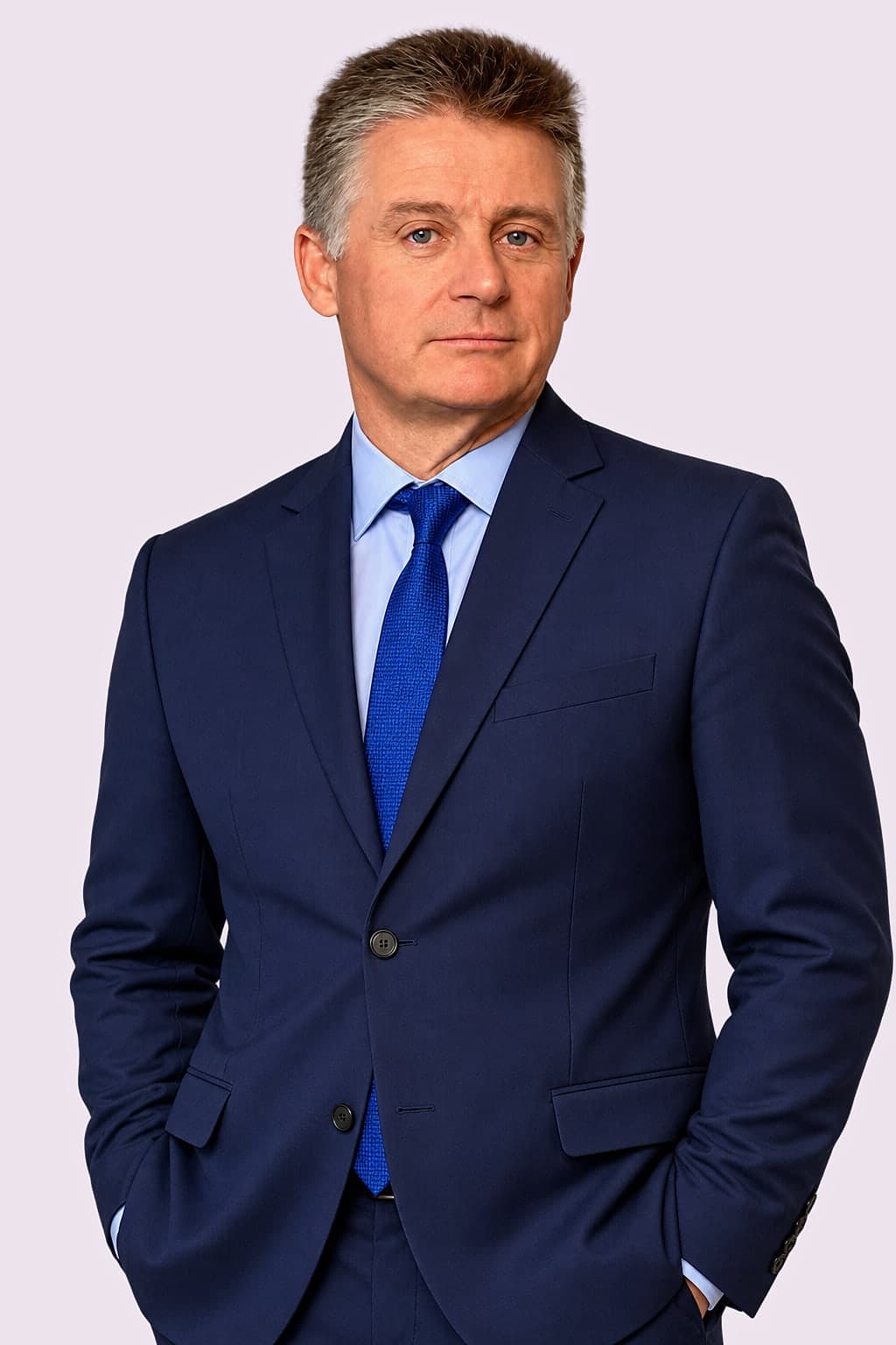 Retrato de Sergio A Caffaratti, escribano titular del estudio